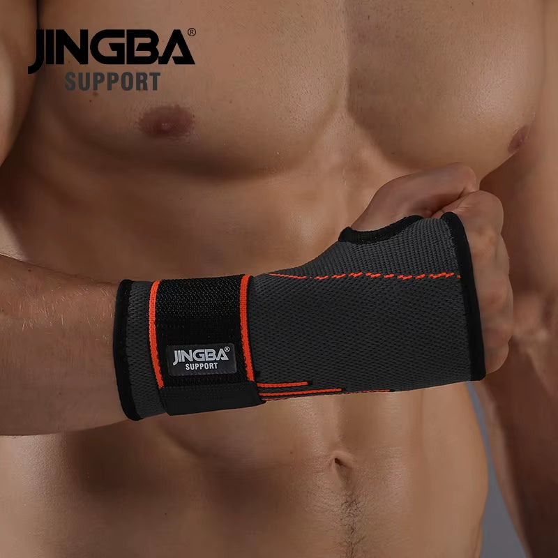 1PCS High Quality Sport Protective Gear Boxing Hand Wraps Support+Weightlifting Bandage Wristband Support