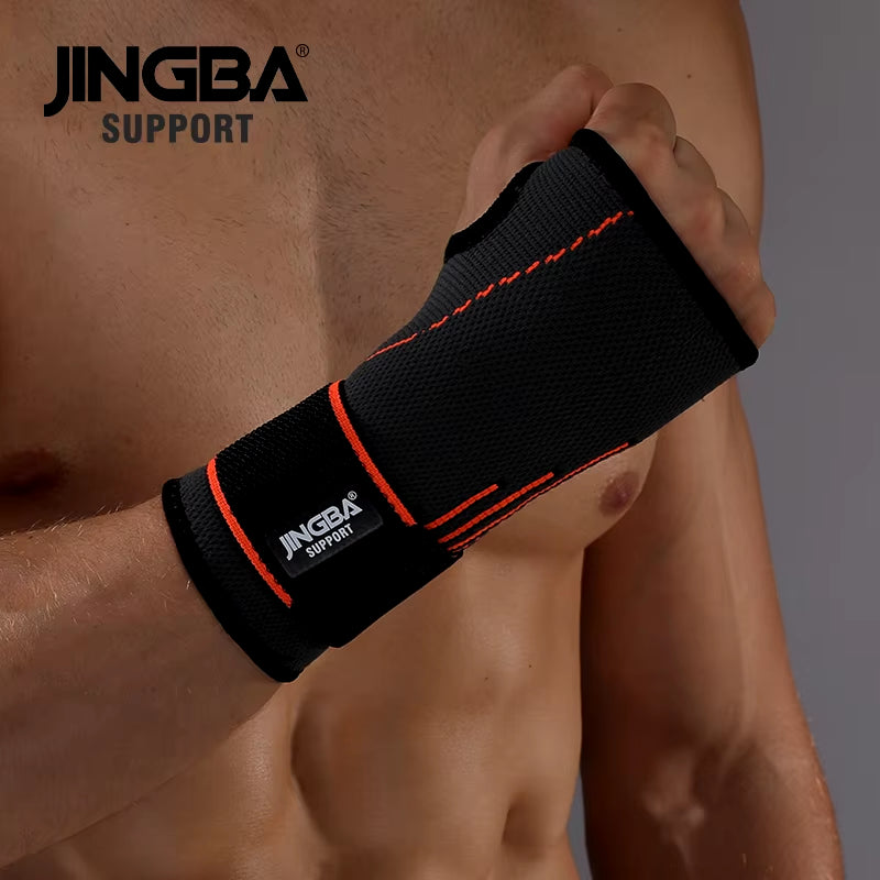 1PCS High Quality Sport Protective Gear Boxing Hand Wraps Support+Weightlifting Bandage Wristband Support